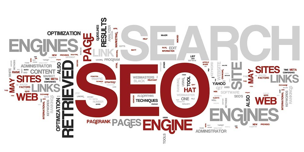 Benefits of SEO word collagge